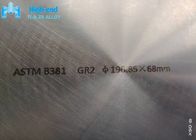 Astm B381 फोर्जिंग टाइटेनियम डिस्क जाली तन्य शक्ति Gr2 196.85mm