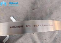 F3 जाली टाइटेनियम रिंग ASTM B381 Gr3 सीमलेस रोल्ड रिंग्स
